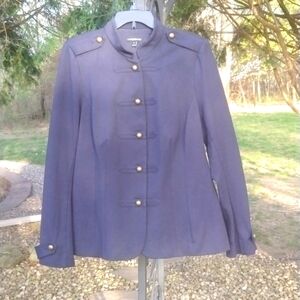 Lane Bryant 58% cotton made in Vietnam military jacket size 16